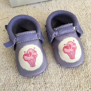 Freshly Picked Carebears moccasins- size 2- NEW!